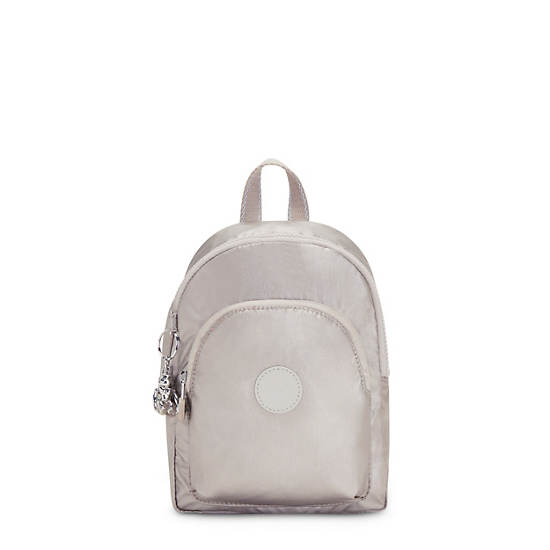 Sacs À Dos Kipling Curtis Compact Metallic Convertible Beige | FR 1671JP
